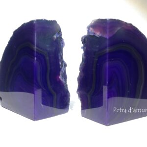 Geode di Agata Viola Fermalibri Peso 1.2 kg