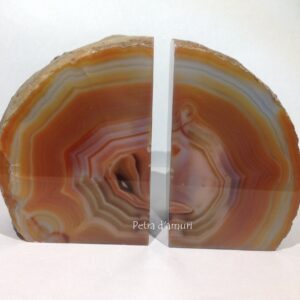 Geode di Agata Corniola Fermalibri Peso 1.55 kg