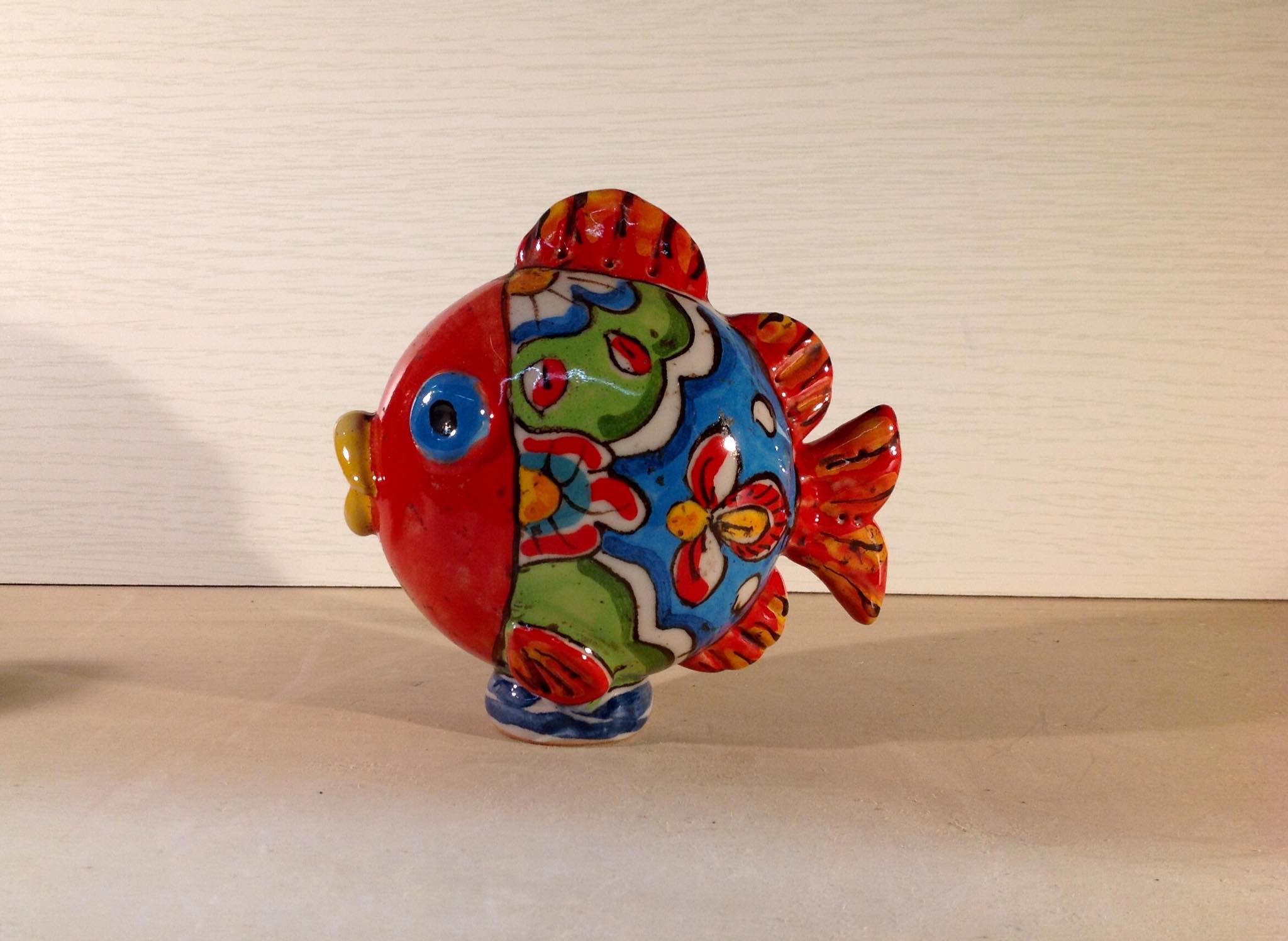 Pesce in Ceramica Rosso PR21